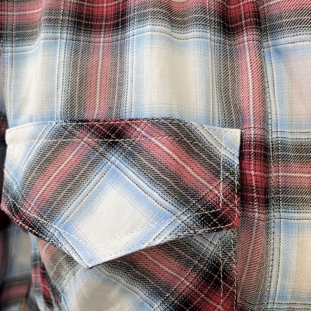 Sam Edelman Women’s Convertible Plaid Shirt (Side S) - Picture 7 of 10